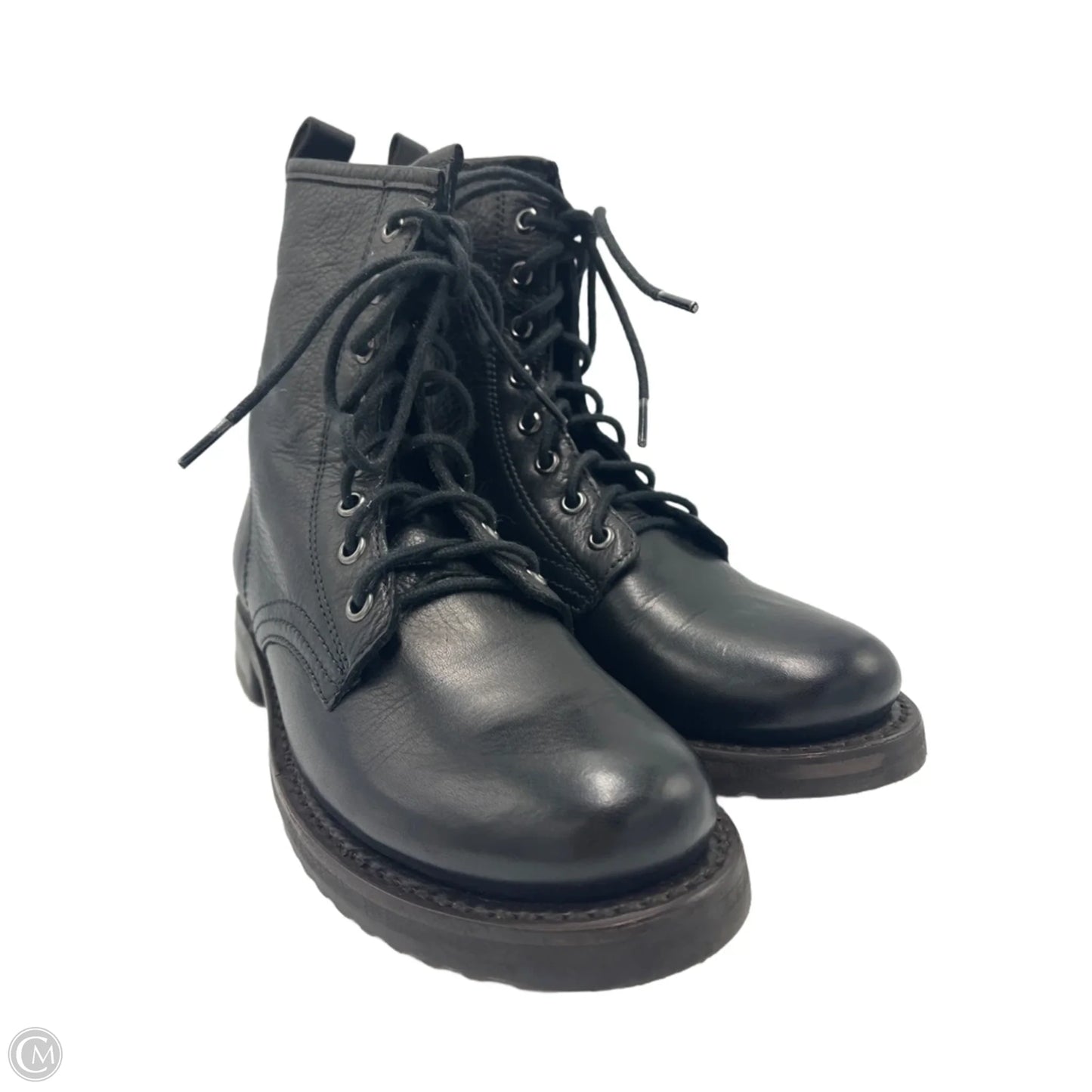 Like New! Boots Designer By Frye In Black, Size: 7