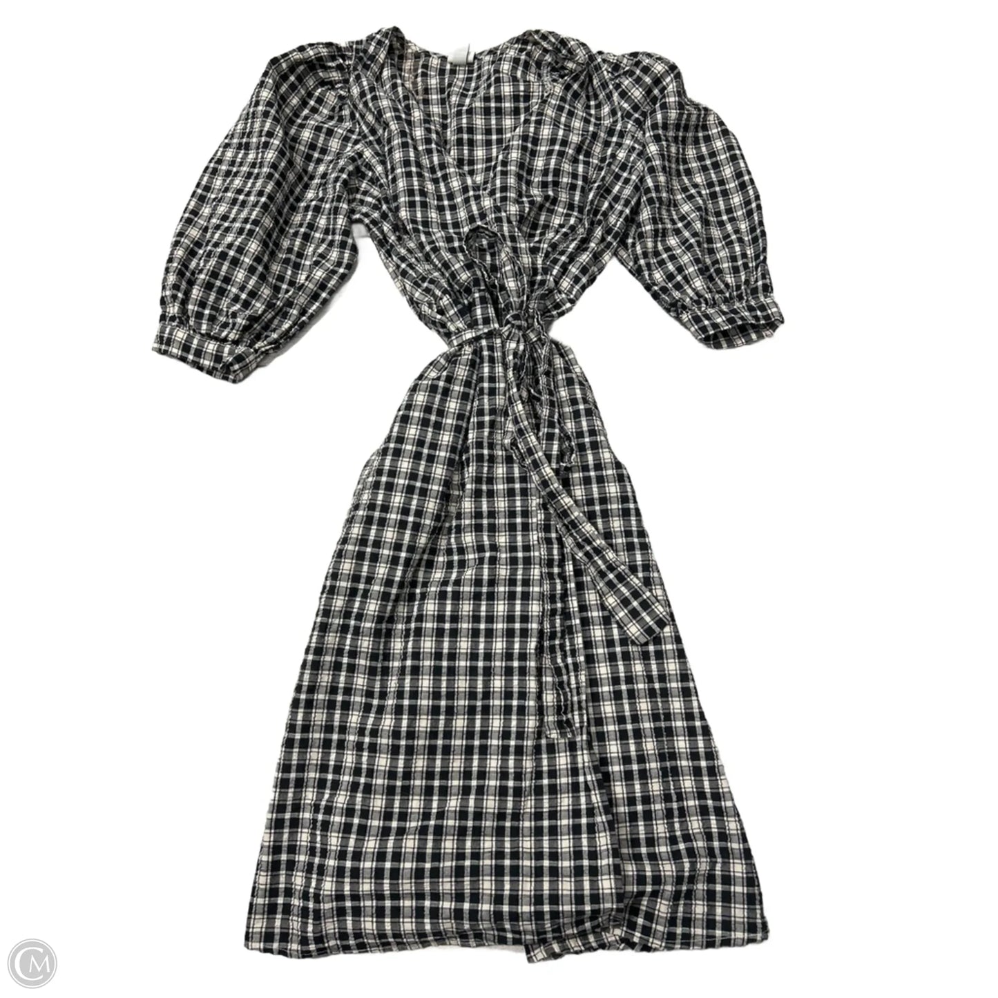 Dress Casual Maxi By A New Day In Black & Cream, Size: S