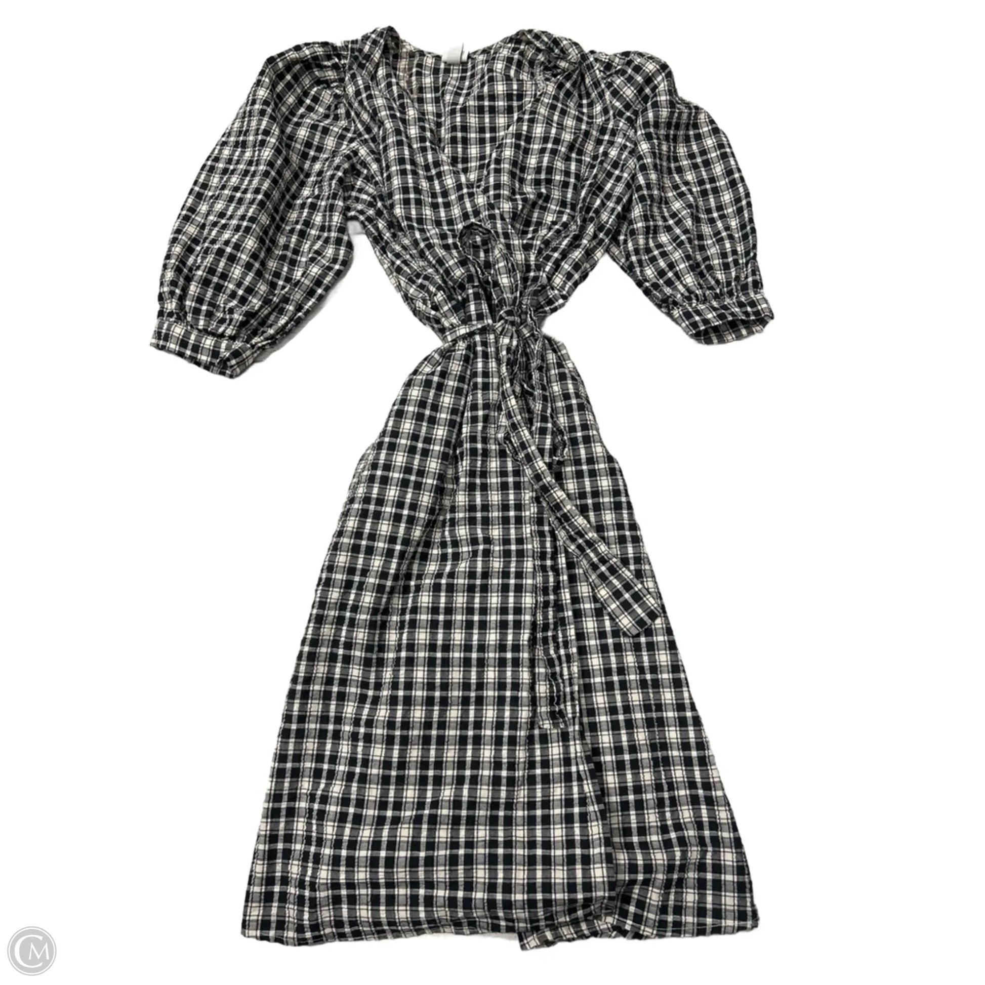 Dress Casual Maxi By A New Day In Black & Cream, Size: S Clothes Mentor St Louis SoCo MO #204 Dress Casual Maxi By A New Day In Black & Cream, Size: S Clothes Mentor St Louis SoCo MO #204