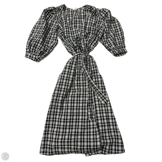 Dress Casual Maxi By A New Day In Black & Cream, Size: S