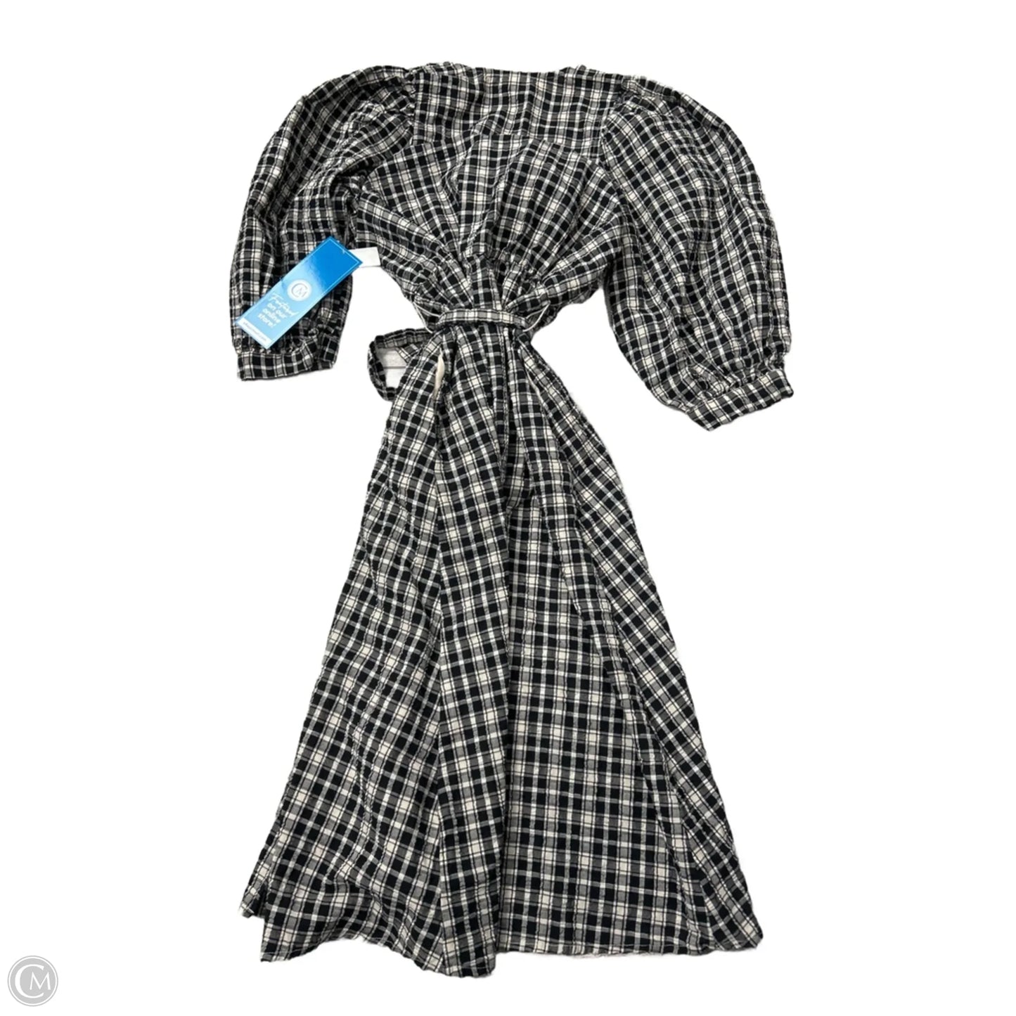 Dress Casual Maxi By A New Day In Black & Cream, Size: S