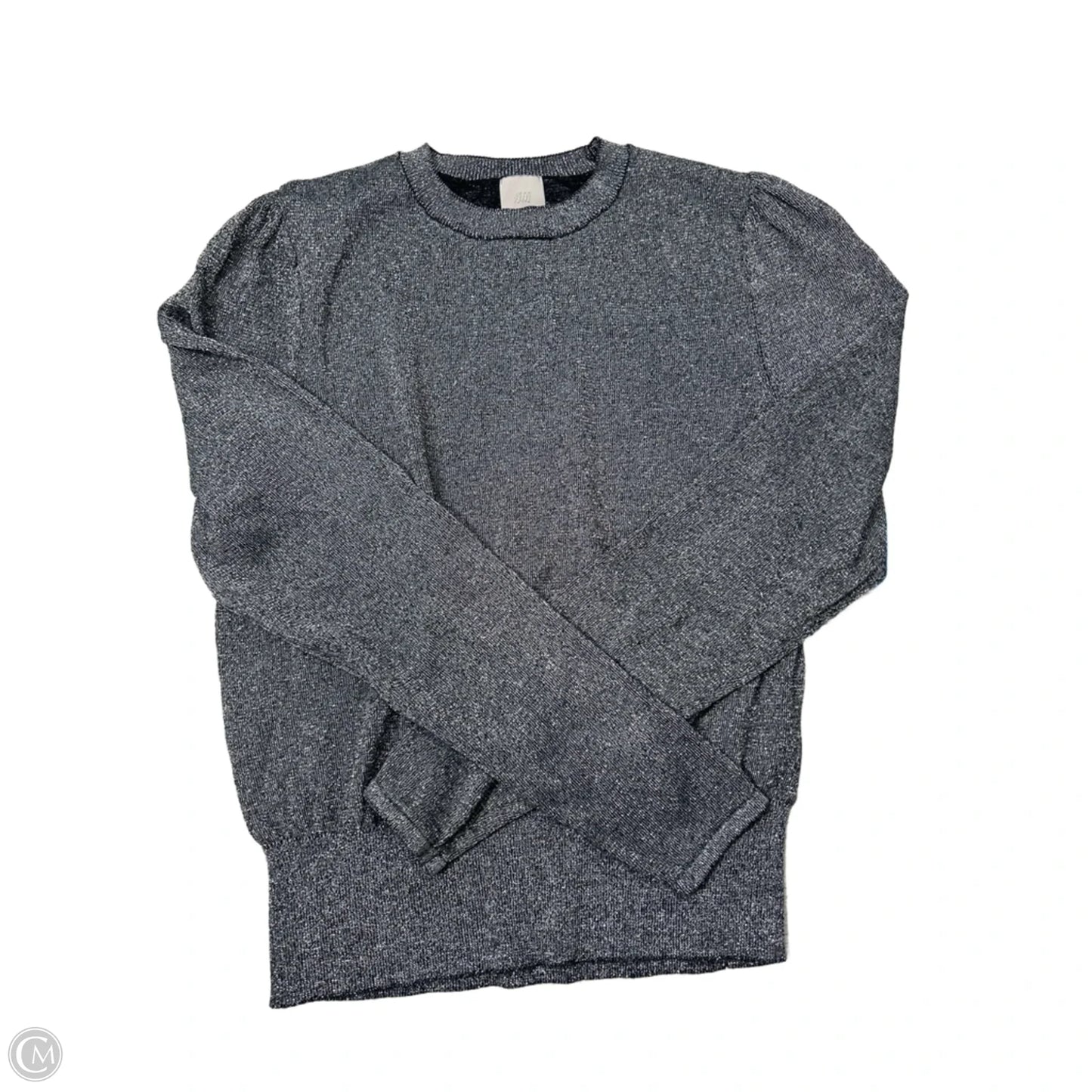 Top Long Sleeve By H&m In Grey, Size: S