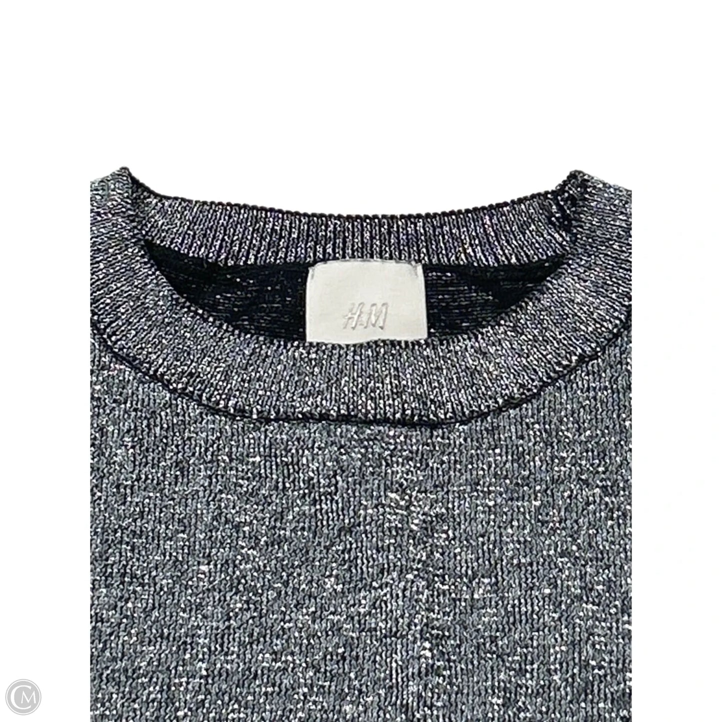 Top Long Sleeve By H&m In Grey, Size: S