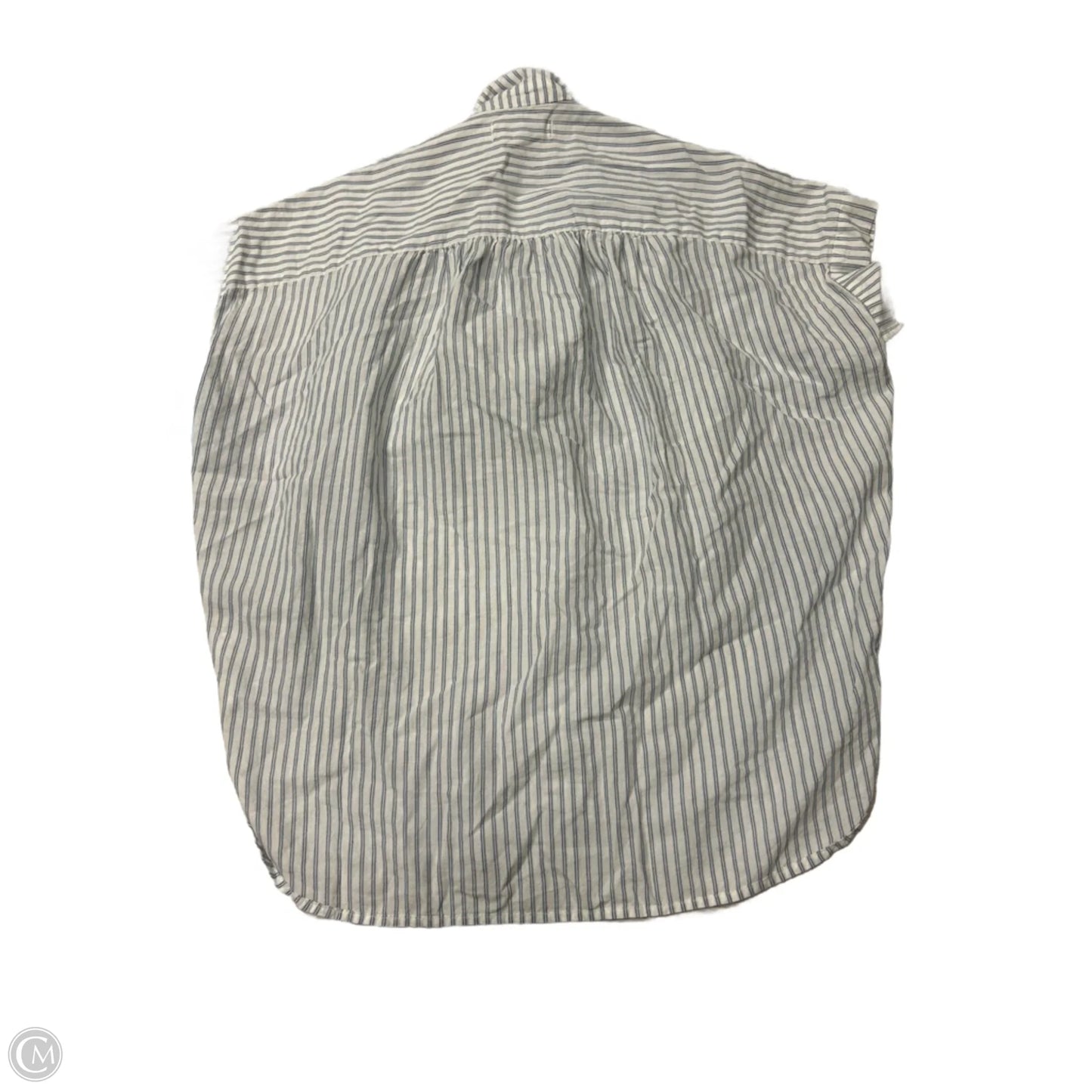 Top Short Sleeve By Madewell In Striped Pattern, Size: Xs