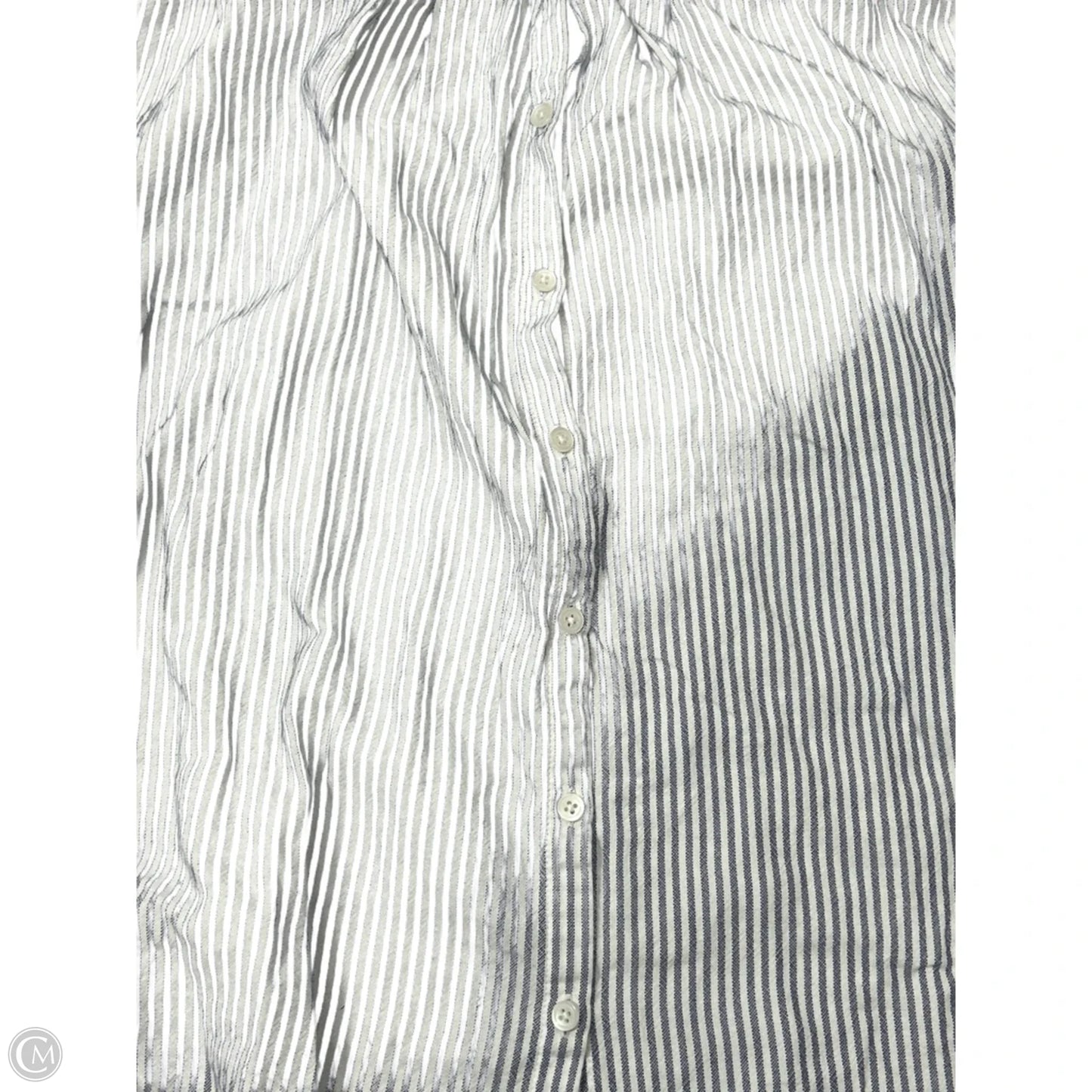 Top Short Sleeve By Madewell In Striped Pattern, Size: Xs