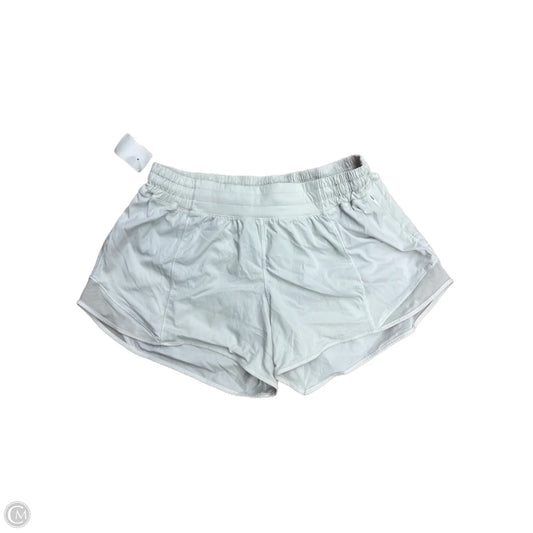 Athletic Shorts By Lululemon In White, Size: M