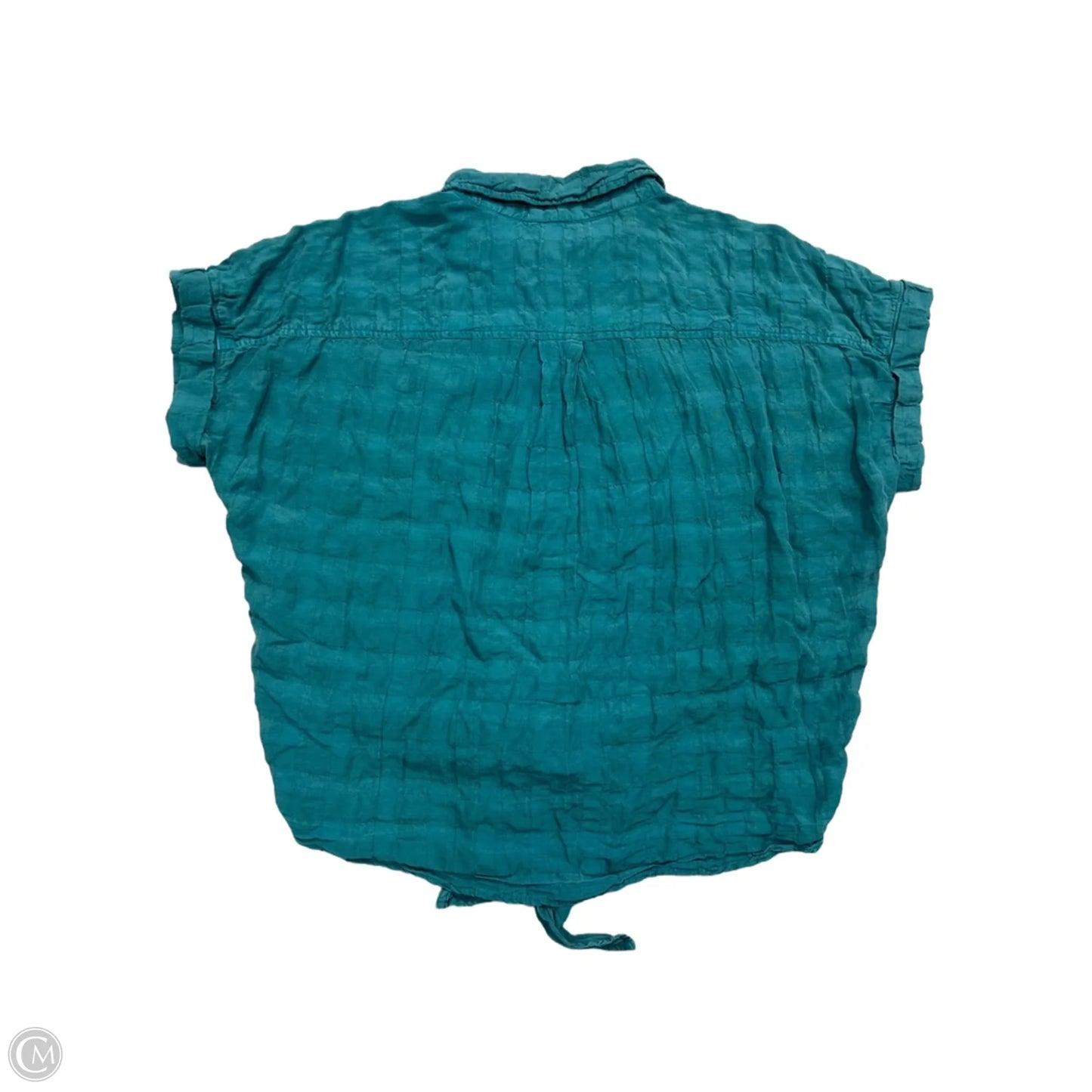 Top Short Sleeve By Cloth & Stone In Blue, Size: M