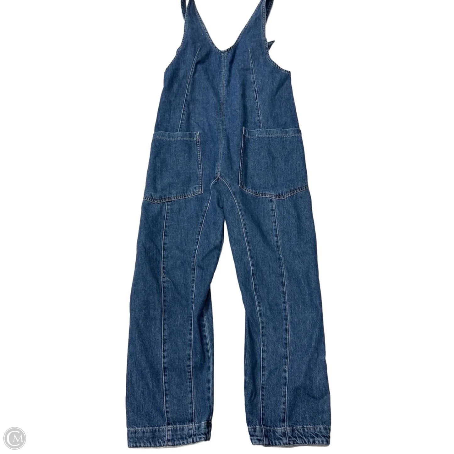 Overalls By Free People In Blue Denim, Size: S