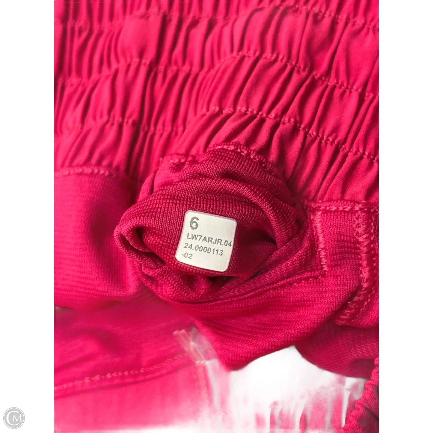 Athletic Shorts By Lululemon In Pink, Size: S