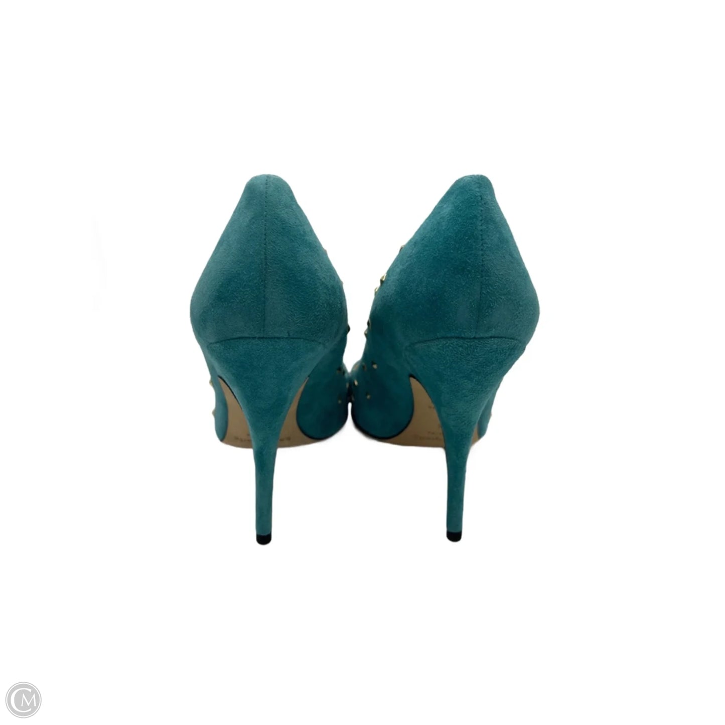 Shoes Designer By Kate Spade In Blue & Gold, Size: 9.5