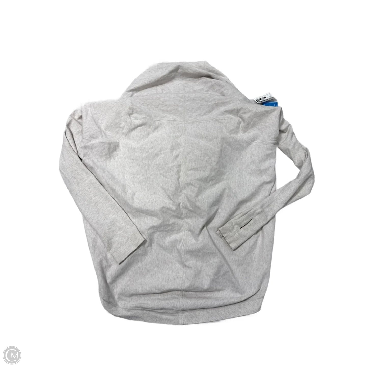 Athletic Top Long Sleeve Crewneck By Lululemon In Tan, Size: L