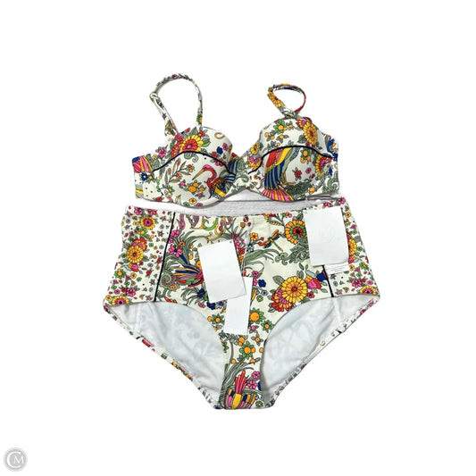 New! Swimsuit Designer By Tory Burch In Floral Print, Size: L