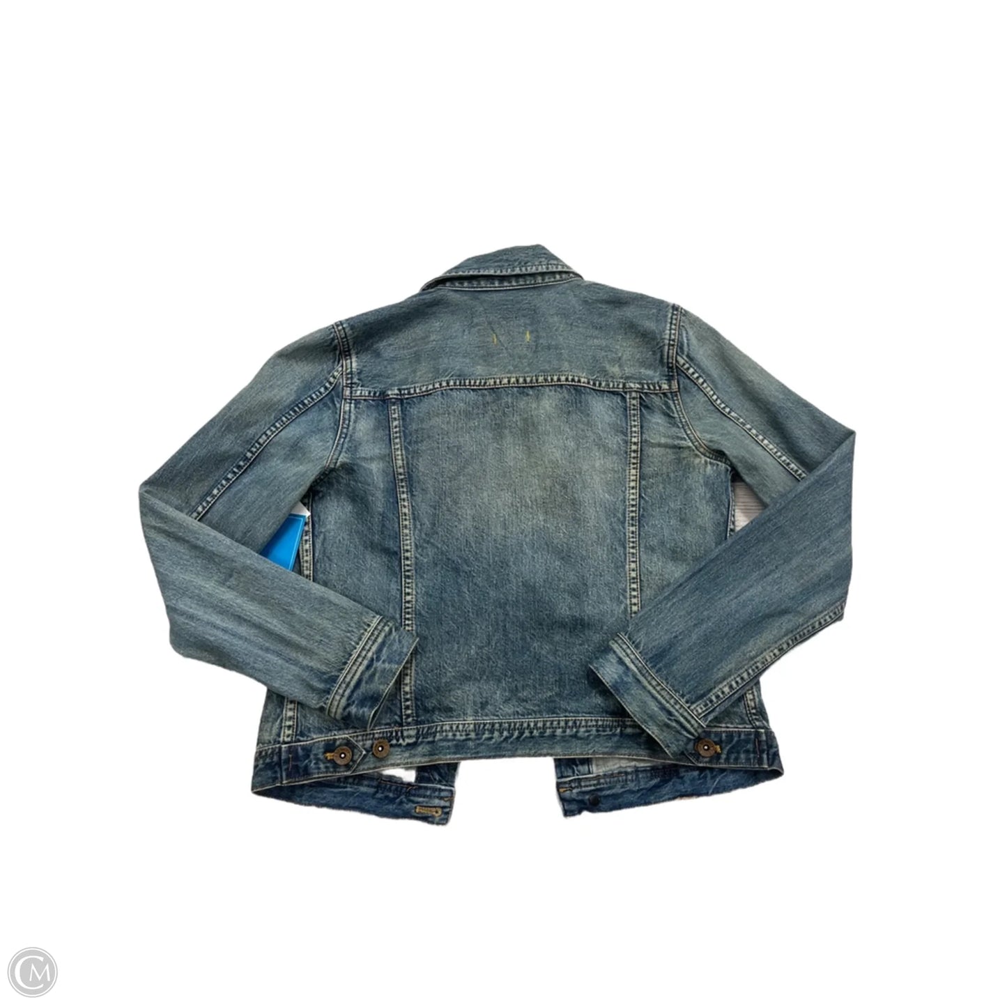 Jacket Denim By Madewell In Blue Denim, Size: S