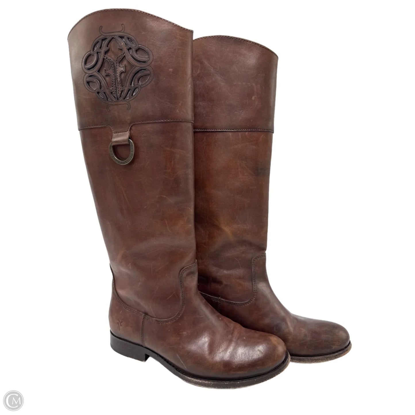 Boots Designer By Frye In Brown, Size: 5.5