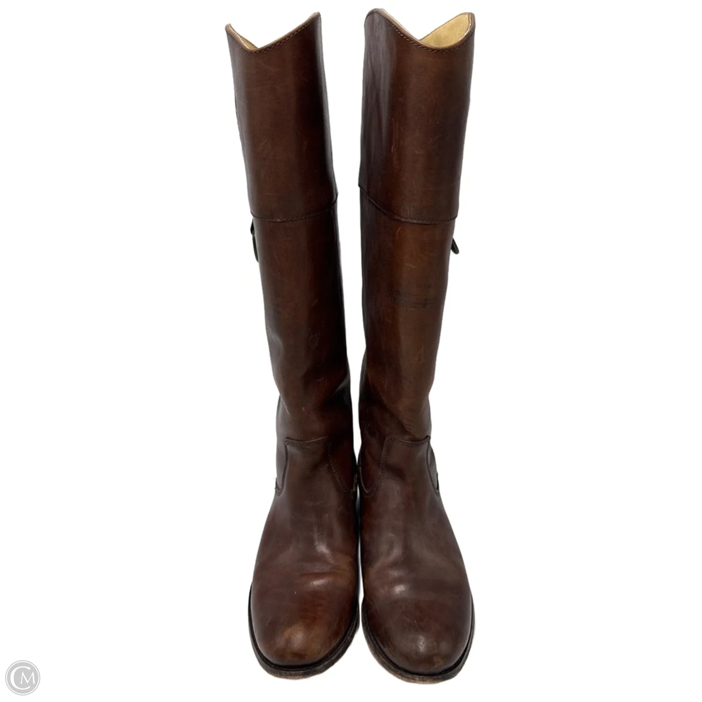 Boots Designer By Frye In Brown, Size: 5.5