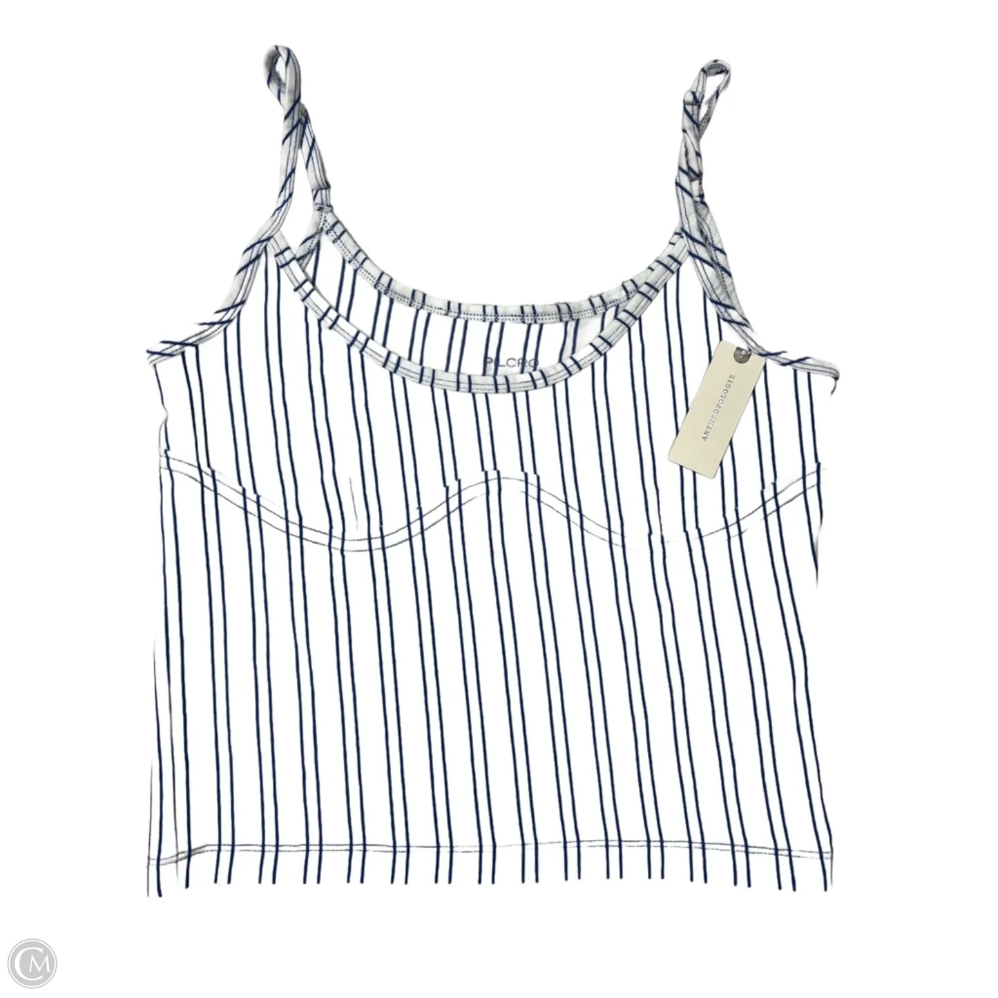 New! Top Sleeveless By Pilcro In Striped Pattern, Size: M