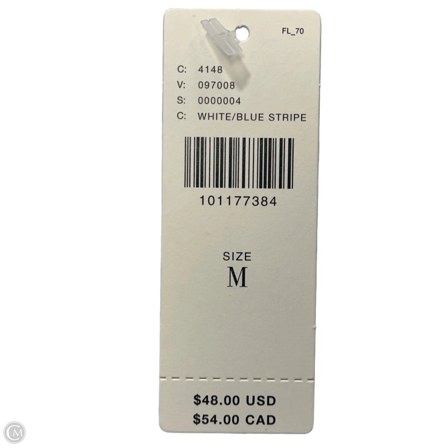 New! Top Sleeveless By Pilcro In Striped Pattern, Size: M