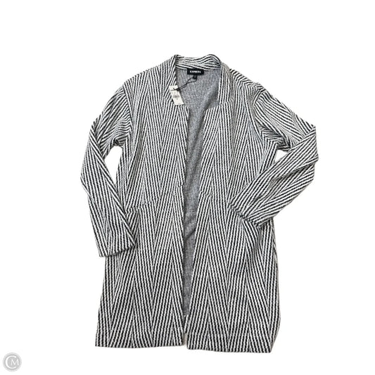 New! Sweater Cardigan By Express In Striped Pattern, Size: Xs