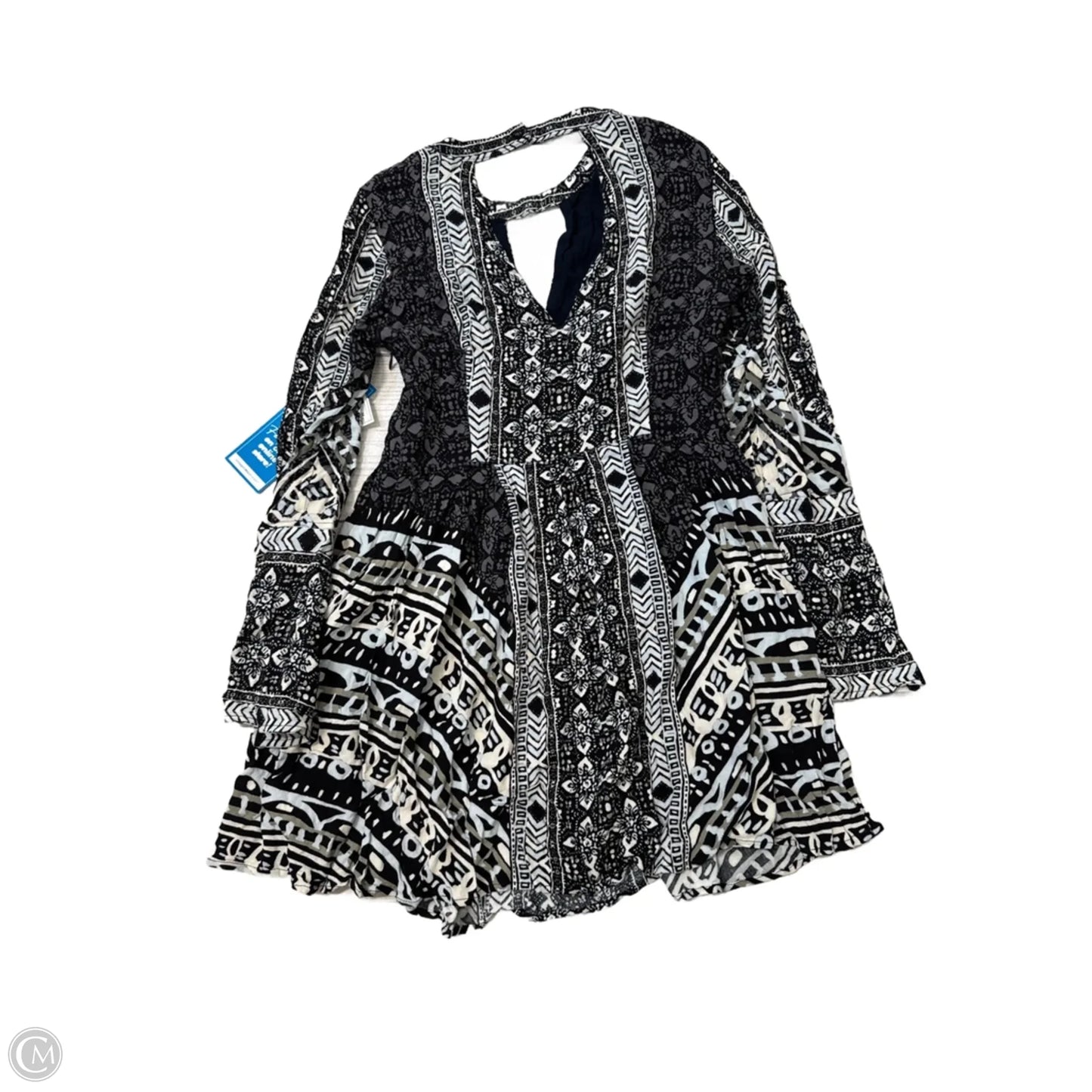 Dress Casual Short By Free People In Black & Blue, Size: Xs