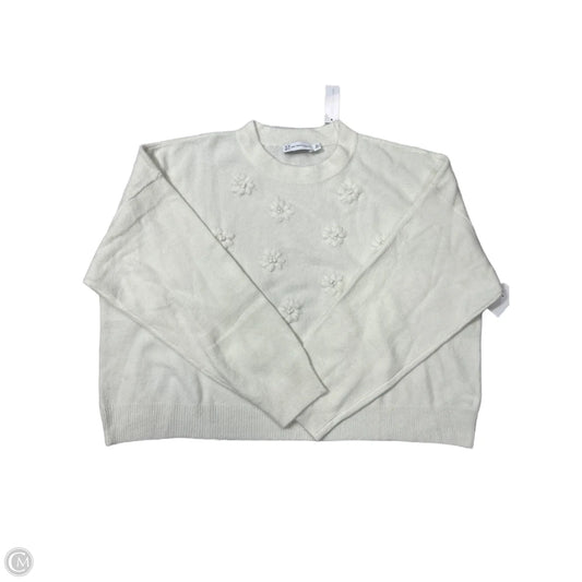Sweater By New York And Co In White, Size: Xl