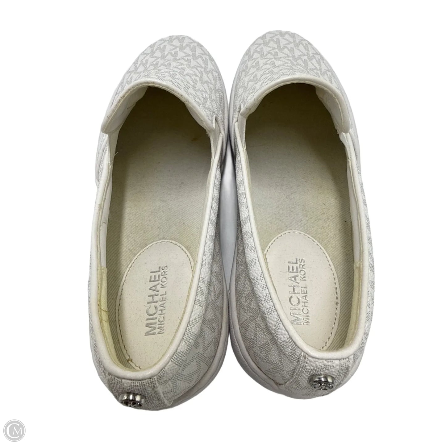 Shoes Designer By Michael Kors In White, Size: 9