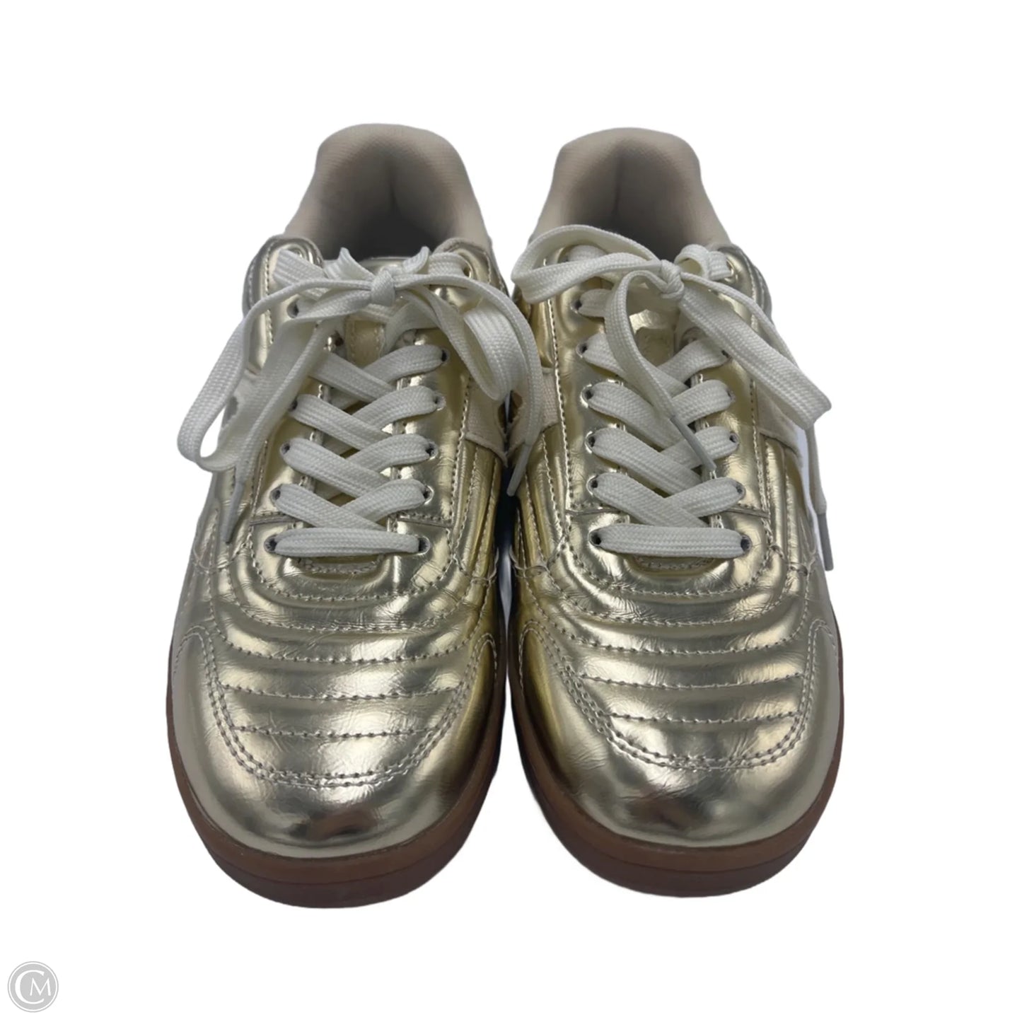 Shoes Sneakers By Cushionaire In Gold, Size: 8