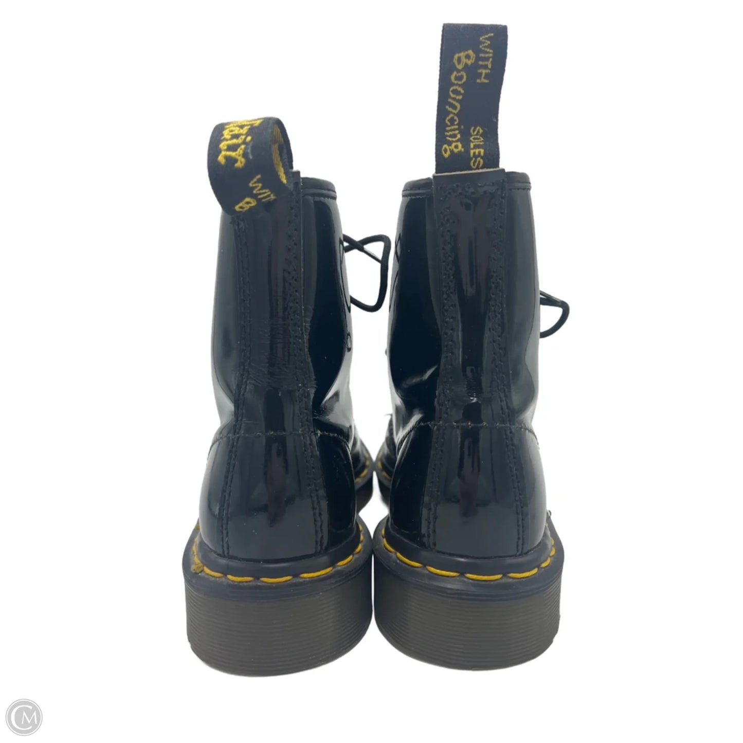 Boots Ankle Heels By Dr Martens In Black, Size: 6