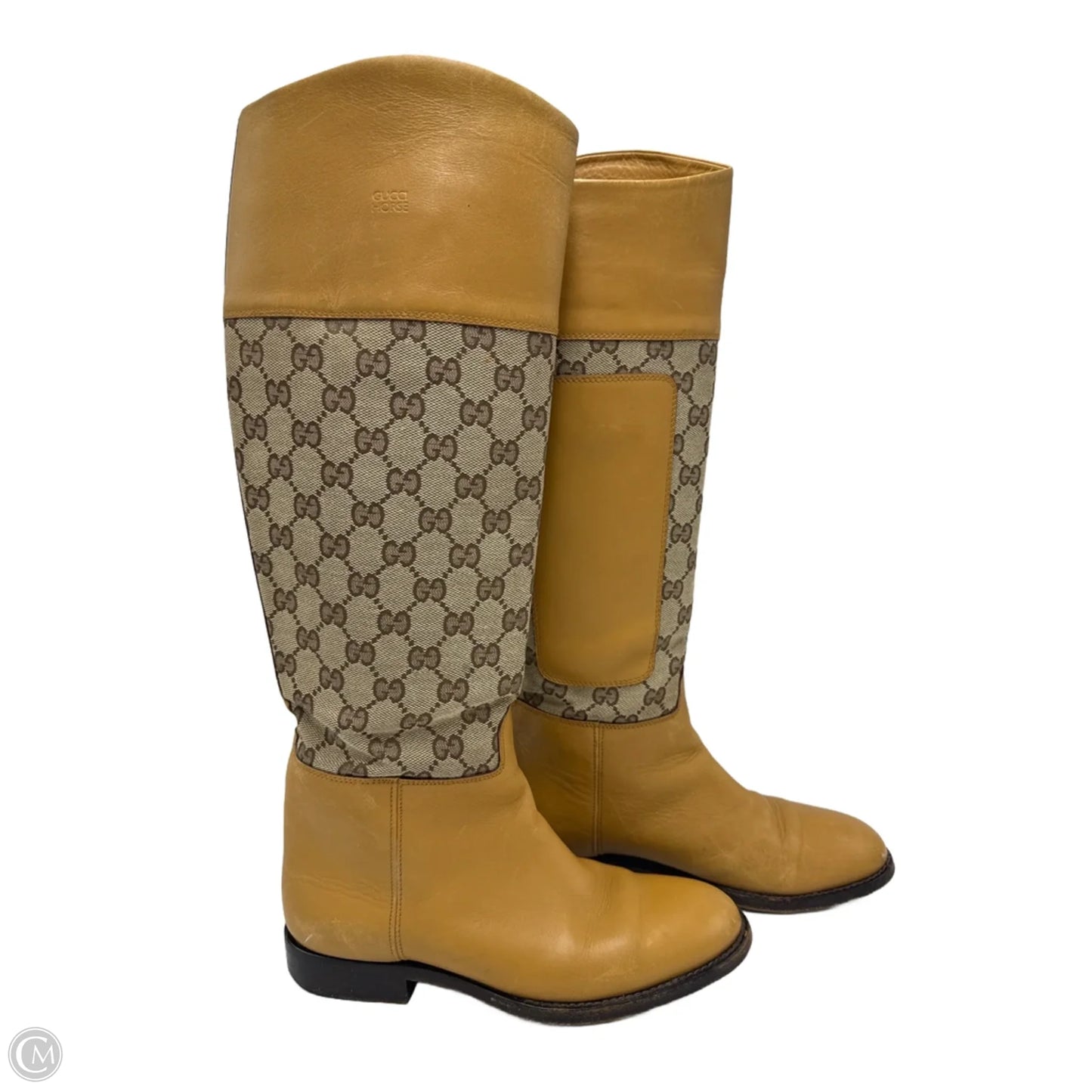 Gucci Luxury Designer Boots By In Yellow, Size: 7.5 (37.5)