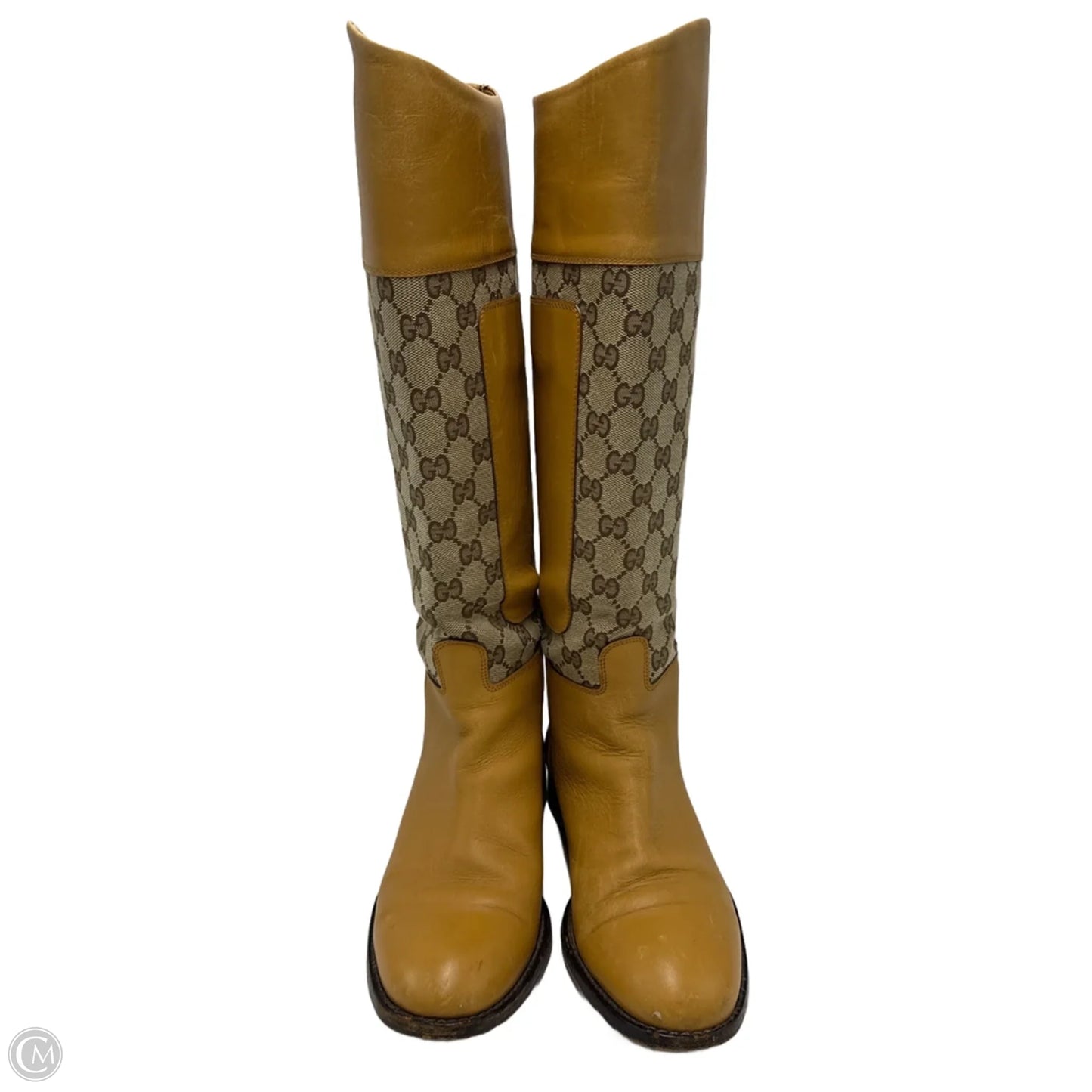 Gucci Luxury Designer Boots By In Yellow, Size: 7.5 (37.5)