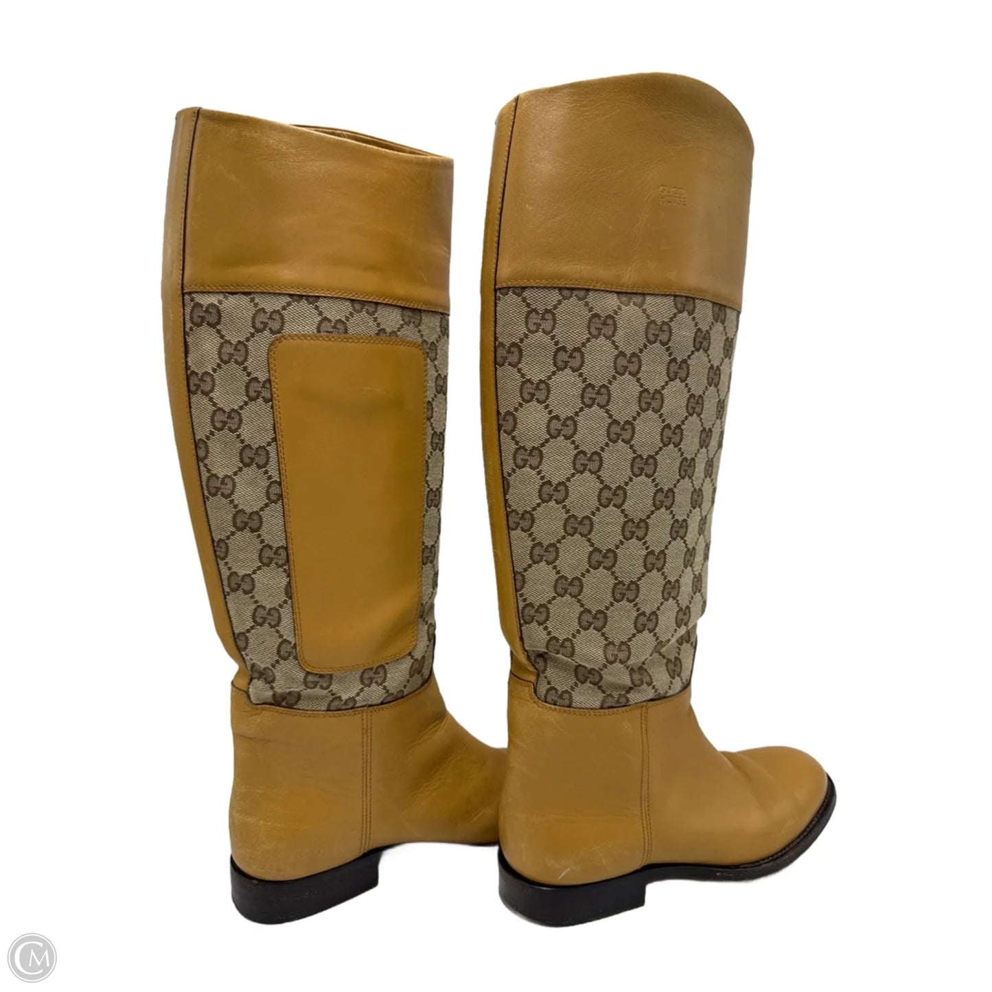 Gucci Luxury Designer Boots By In Yellow, Size: 7.5 (37.5)