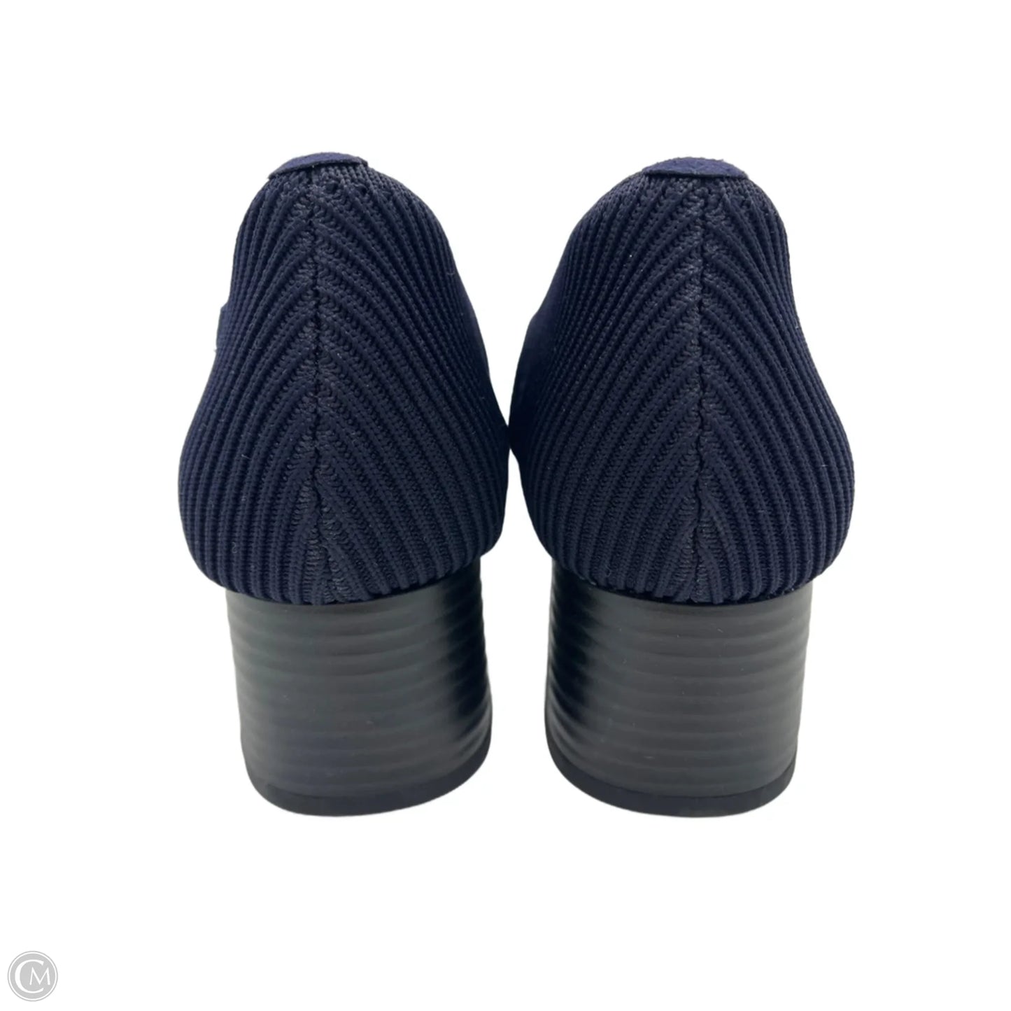 Shoes Heels Block By Vivenne Tam In Navy, Size: 10