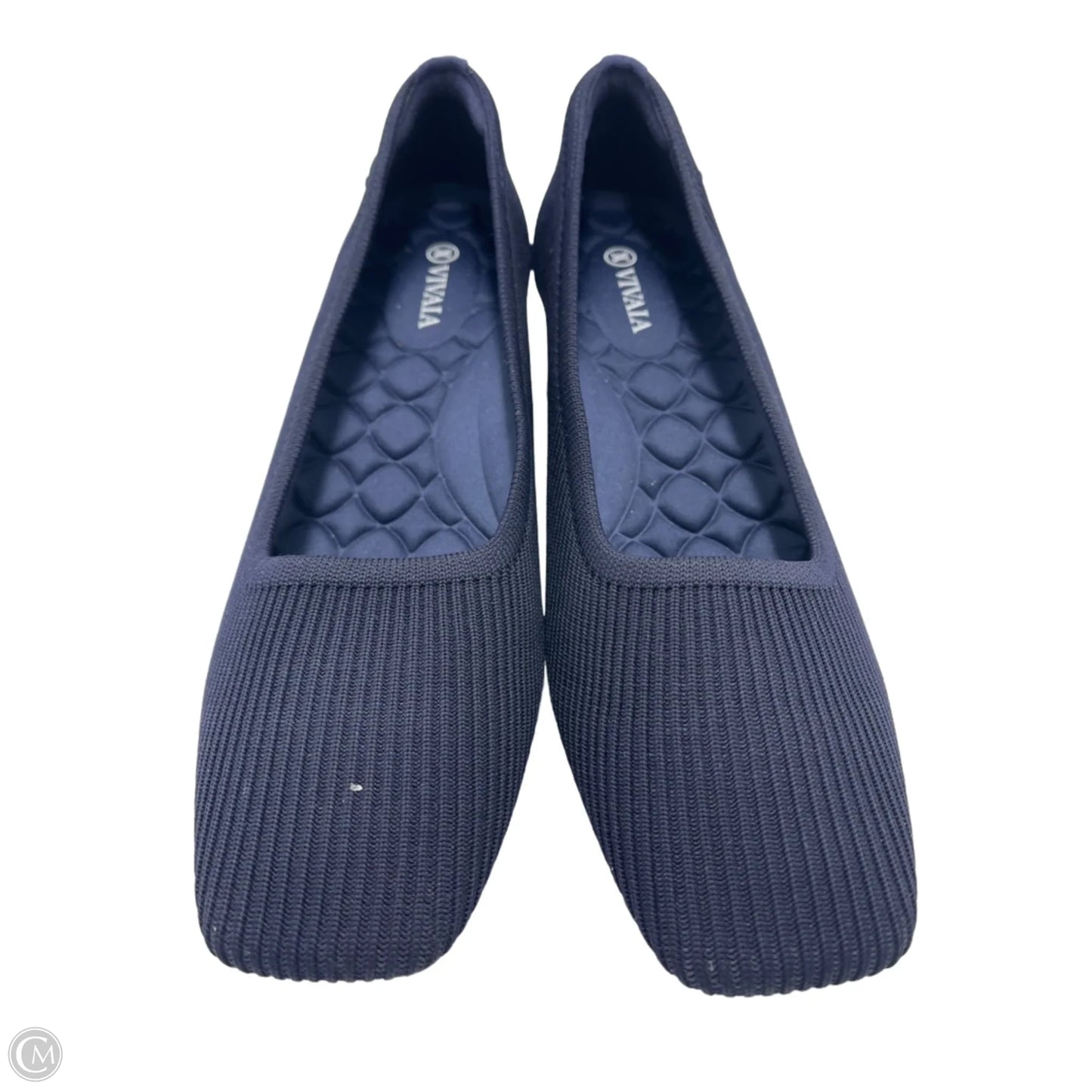 Shoes Heels Block By Vivenne Tam In Navy, Size: 10