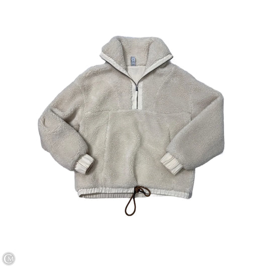 Jacket Faux Fur & Sherpa By Varley In Cream, Size: Xs