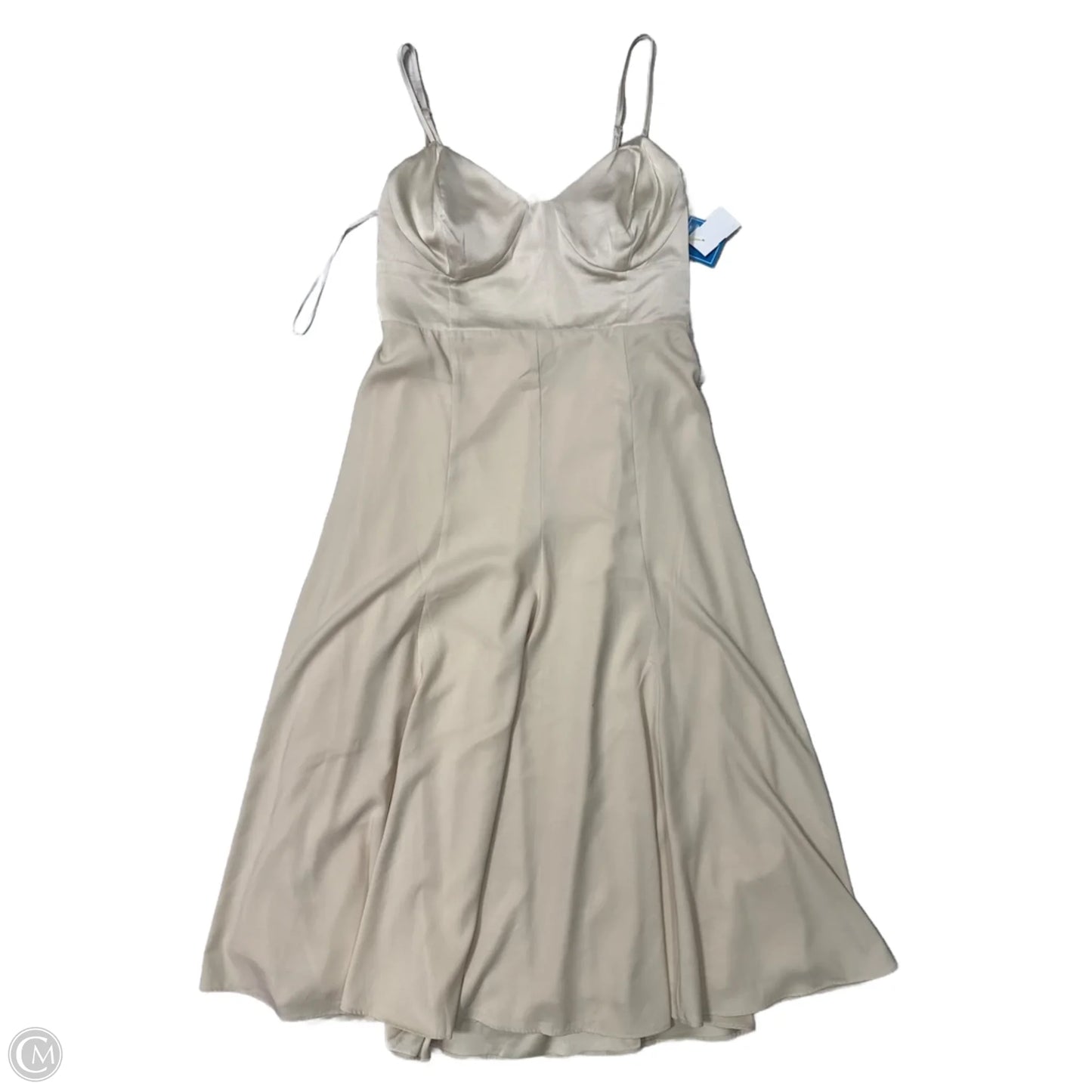 Dress Party Long By Express In Tan, Size: L