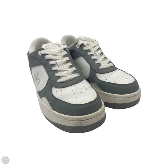 Shoes Athletic By Alo In Grey & White, Size: 7.5