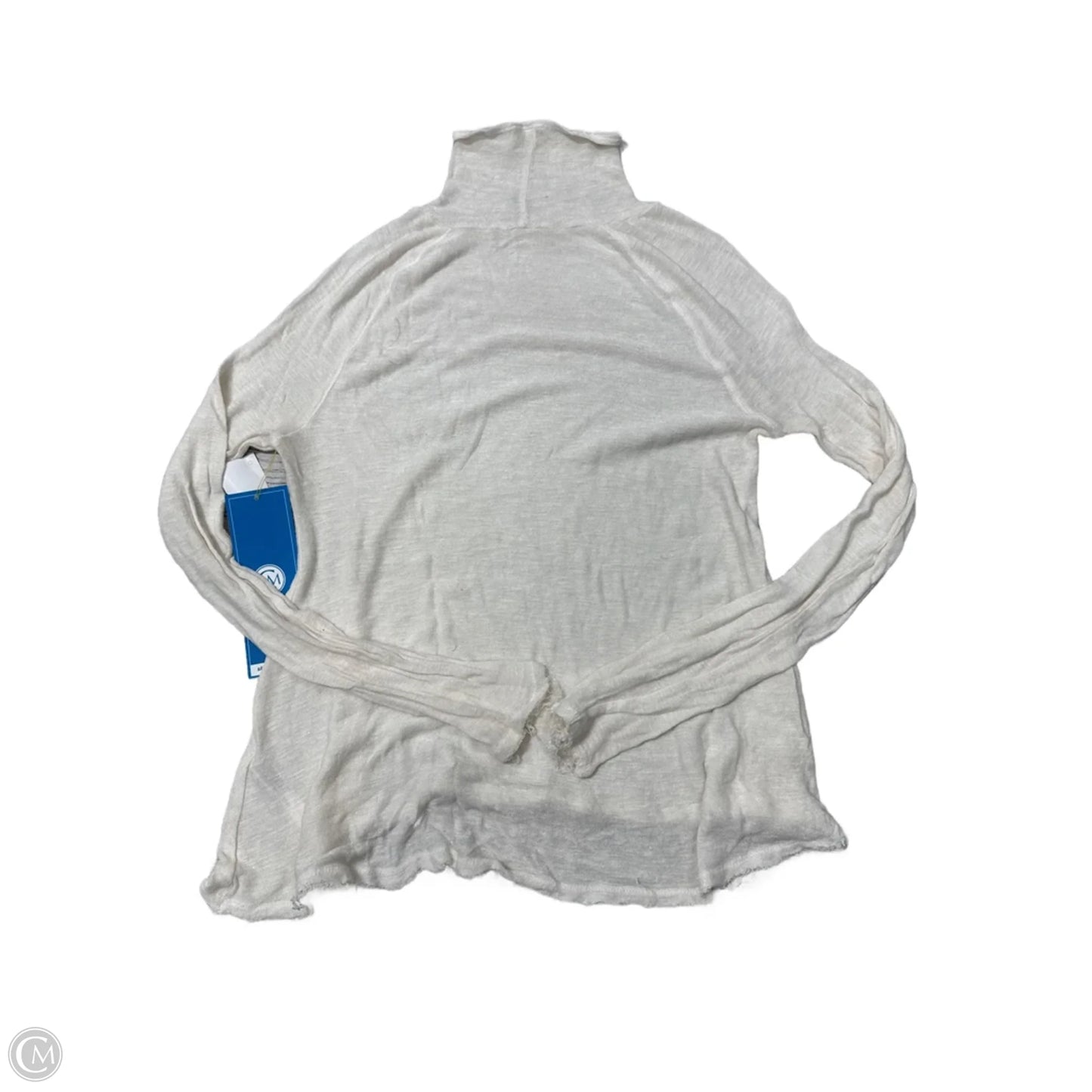 Top Long Sleeve By Free People In White, Size: M