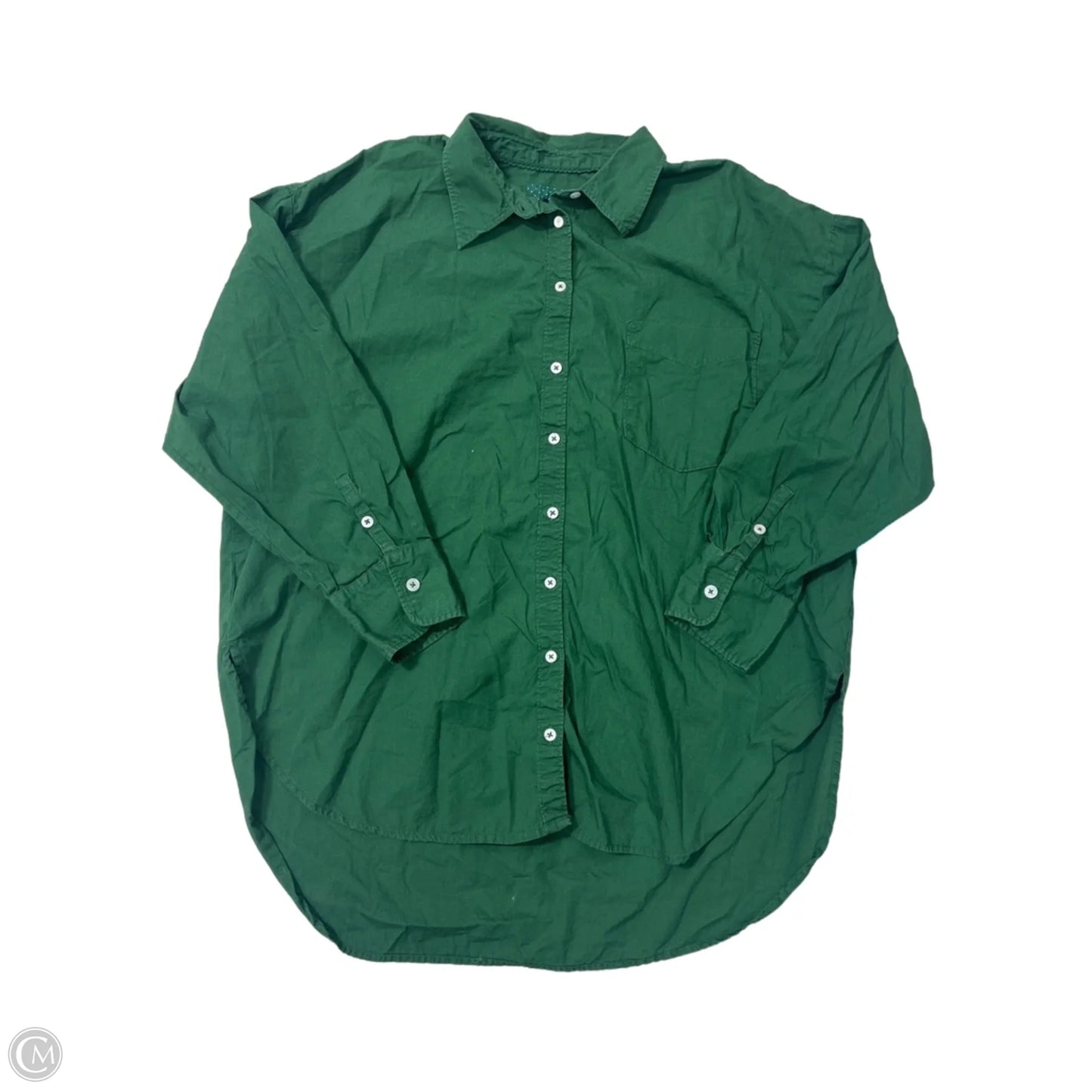 Top Long Sleeve By Maeve In Green, Size: Xl