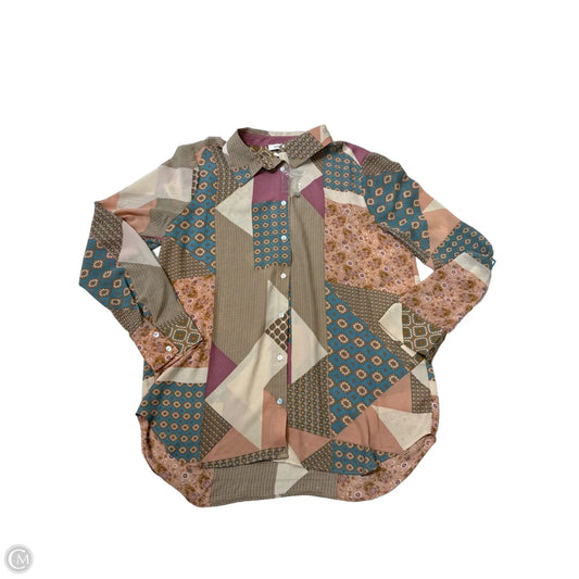 New! Top Long Sleeve By Rose And Olive In Multi-colored, Size: M