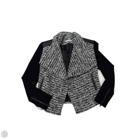 Blazer Designer By Alice + Olivia In Black & White, Size: S