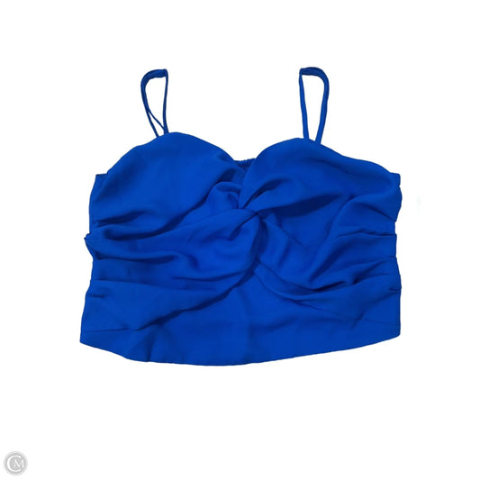 Top Sleeveless By Express In Blue, Size: L