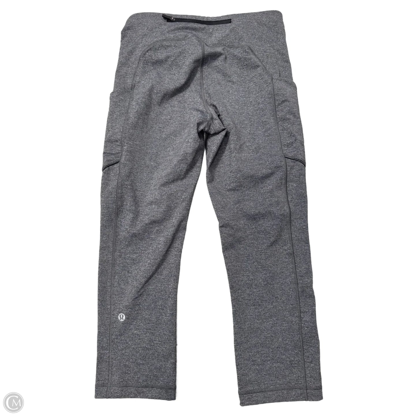 Athletic Capris By Lululemon In Grey, Size: M