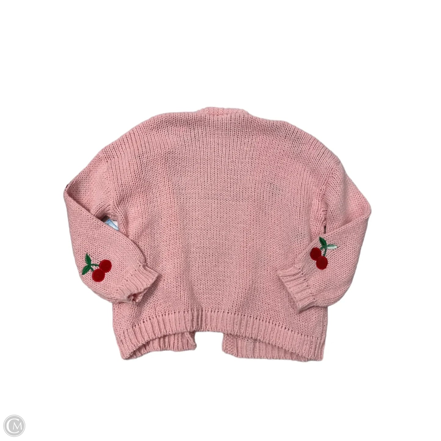 Sweater Cardigan By Arula In Pink, Size: Xl