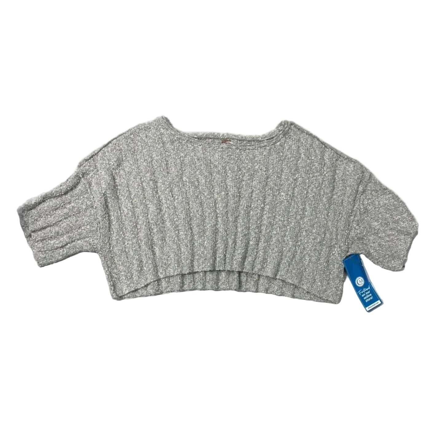 Sweater Short Sleeve By Free People In Grey, Size: Xs