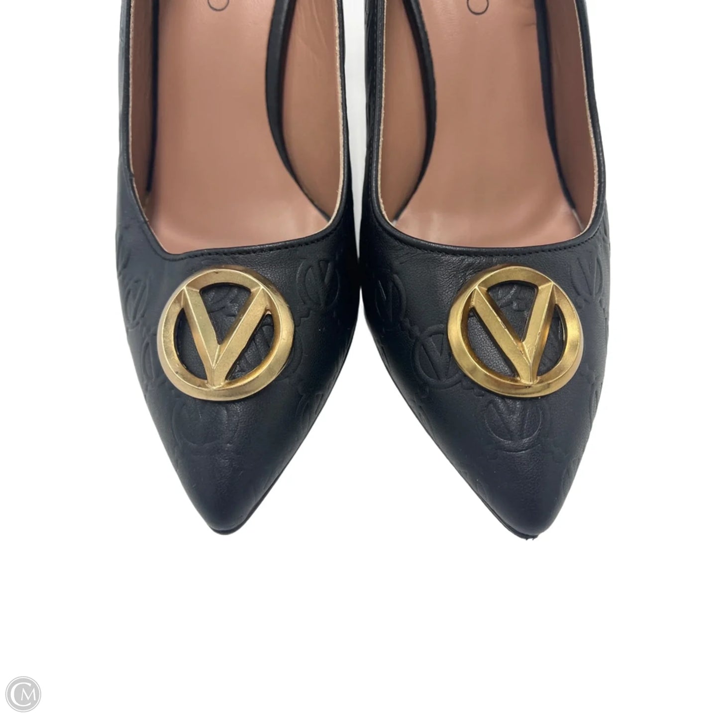 Shoes Designer By Valentino-Mario In Black, Size: 10