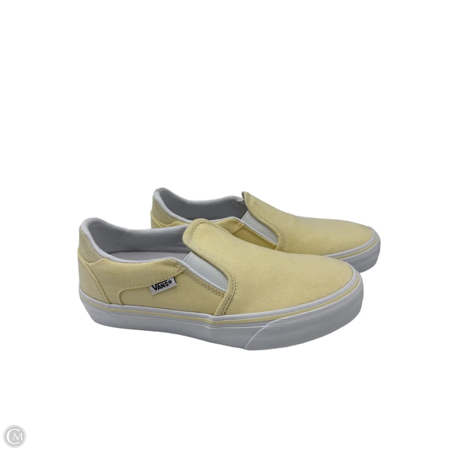 Shoes Flats By Vans In Yellow, Size: 6