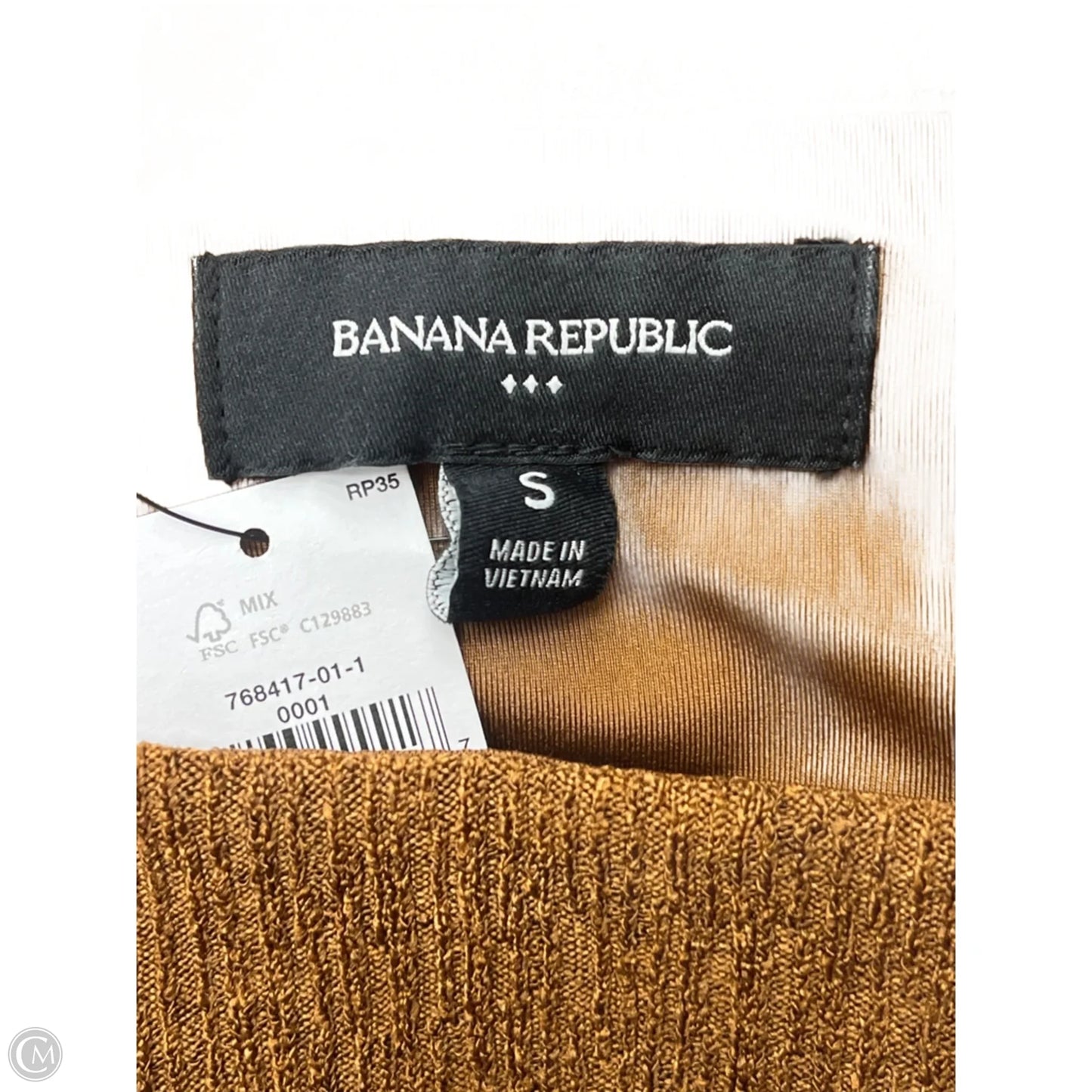 New! Top Sleeveless By Banana Republic In Brown, Size: S