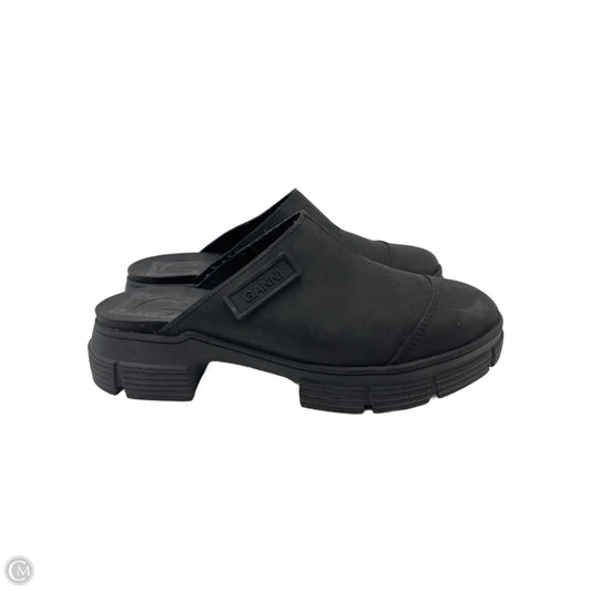 Shoes Flats By Ganni In Black, Size: 7.5