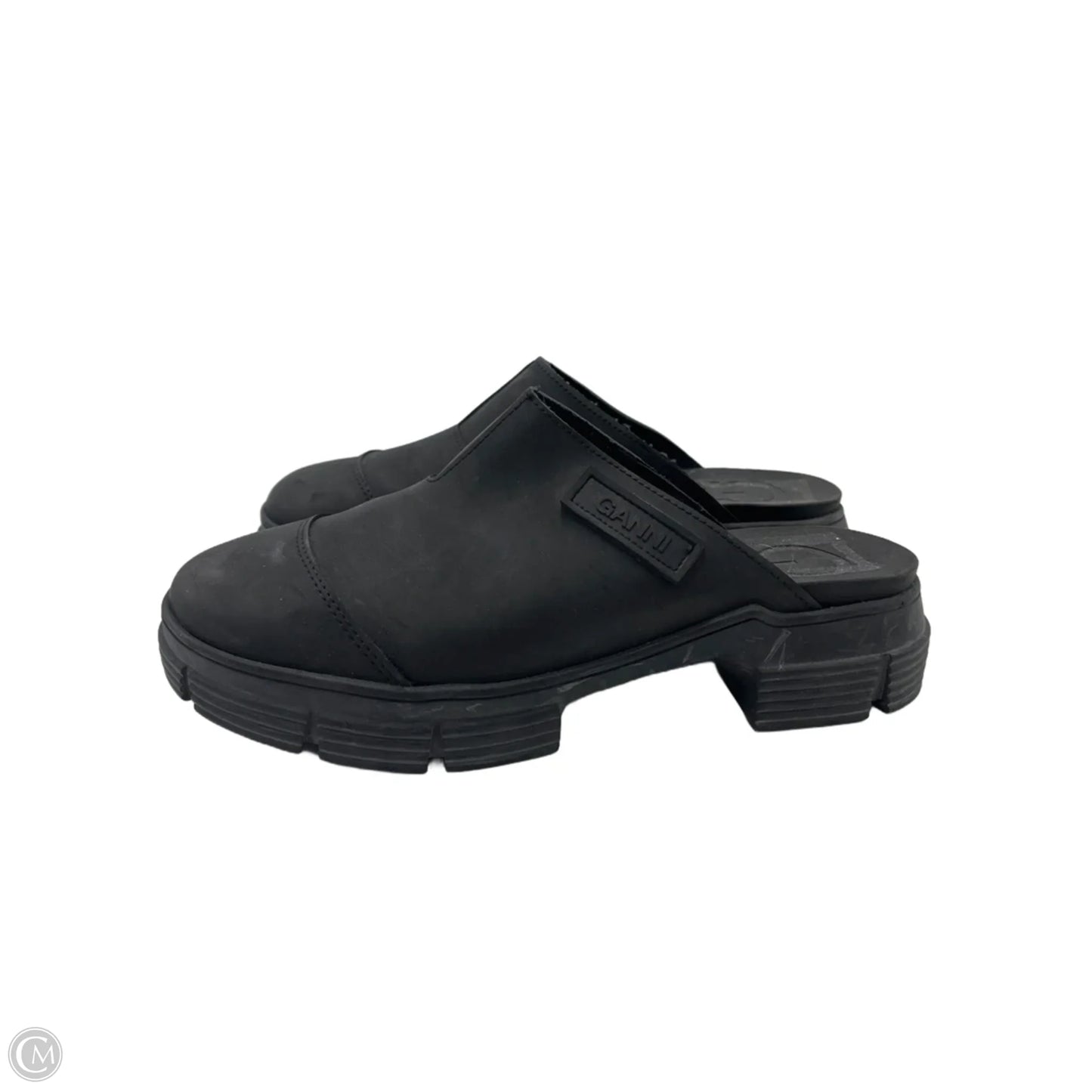 Shoes Flats By Ganni In Black, Size: 7.5
