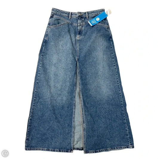 New! Skirt Maxi By Free People In Blue Denim, Size: 12