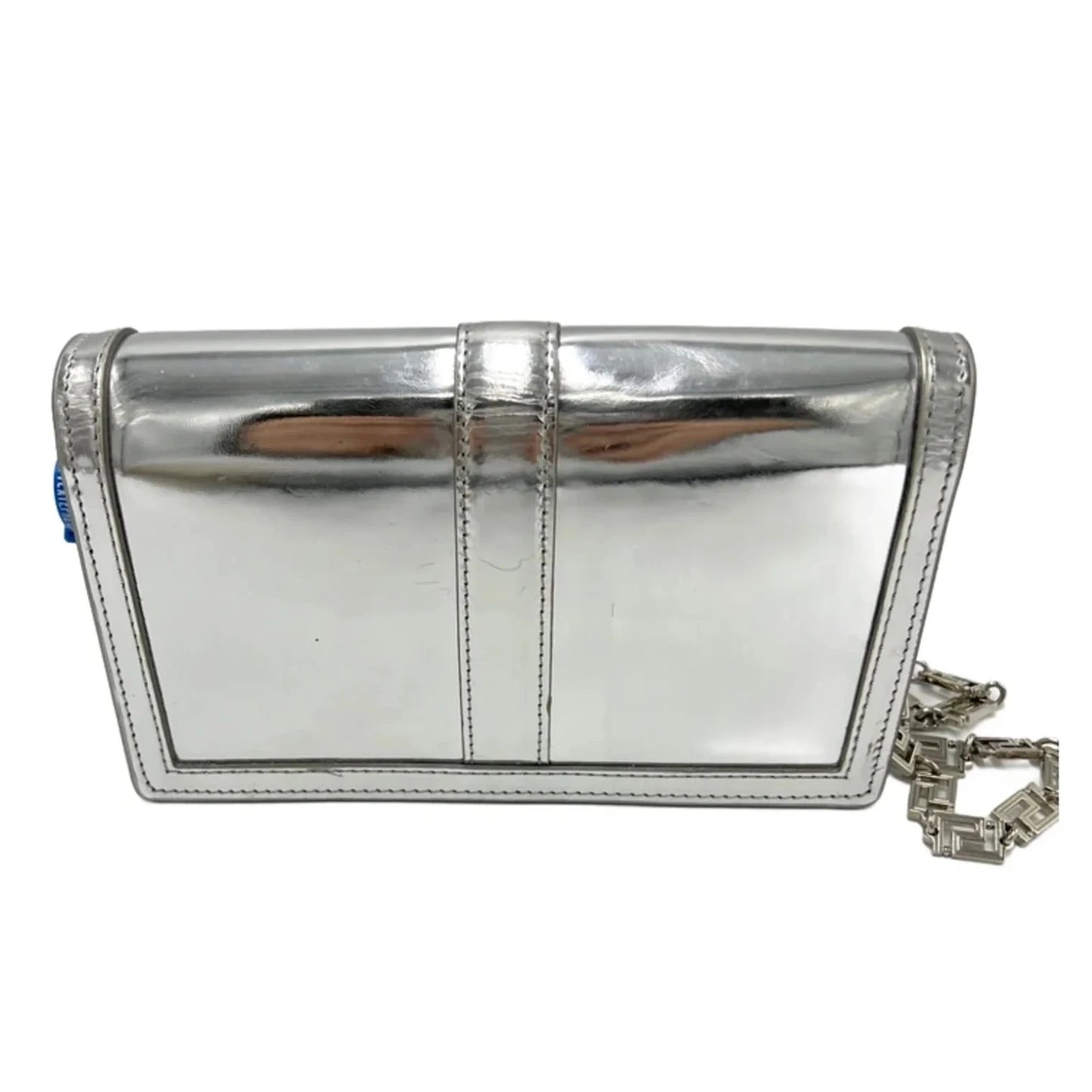 Versace Greca Metallic Luxury Wallet On A Chain